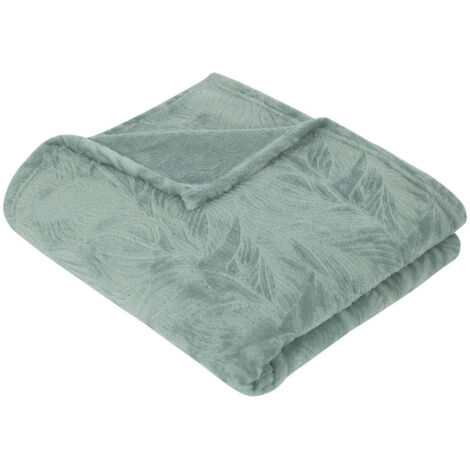 Flanellplaid Ryo blau 125x150cm - Atmosphera créateur d'intérieur