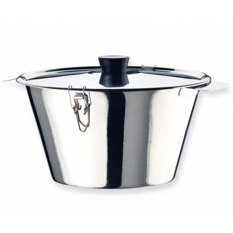 FLANERO INOX C/TAPA 1 L 3/4 - 20 CM