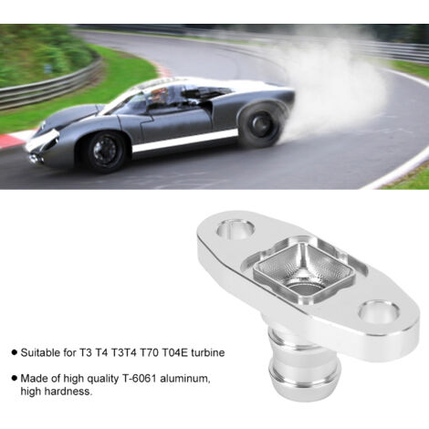 Flange d'évacuation d'huile pour turbo billet 18mm - T3/T4/T70/T04E