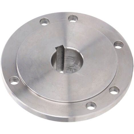 Flange en acier au manganèse 125mm pour mandrins K11‑125, K12‑125, K72‑125, avec alésage de 20mm