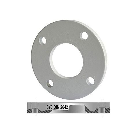 Flangia alluminio piana PN10 DN100 FPA10100 - -  EURACCORDI - -