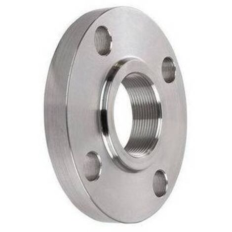 FLANGIA FILETTATA IN ACCIAIO AL CARBONIO DN 100 4" mm 114,3 PN16