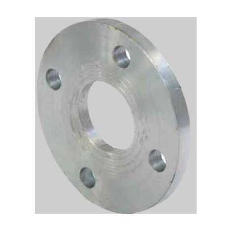 FLANGIA PIANA IN ACCIAIO AL CARBONIO A SALDARE  2 DN 50  4 Fori Ø 18     MADE IN ITALY