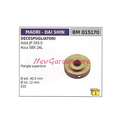 Flangia superiore coppia conica MAORI decespugliatore 015170