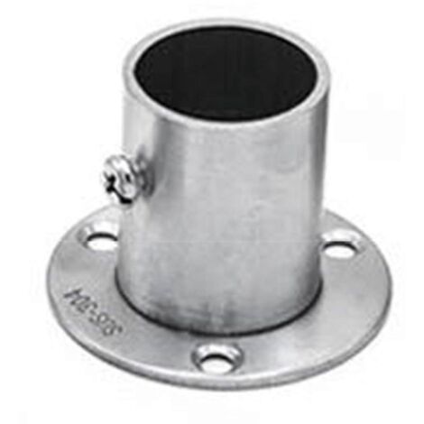 Flanschhalter für Kleiderstangen aus Edelstahl für Rohre (16 mm/19 mm/22 mm/25 mm/32 mm)