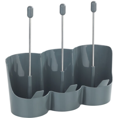 Flaschenhalter Filia für 3 Flaschen 29x27x12,5cm schwarz