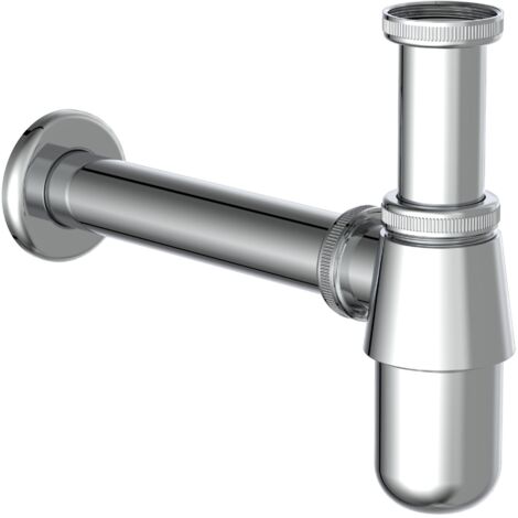 Flaschensiphon, Chrom, 1 1/4" x 32 mm, Siphons, wasseranschluss