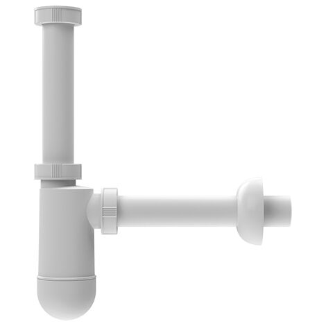 Flaschensiphon DN40x5/4' mit Rosette