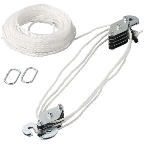 Flaschenzug mit 20 m nylonseil