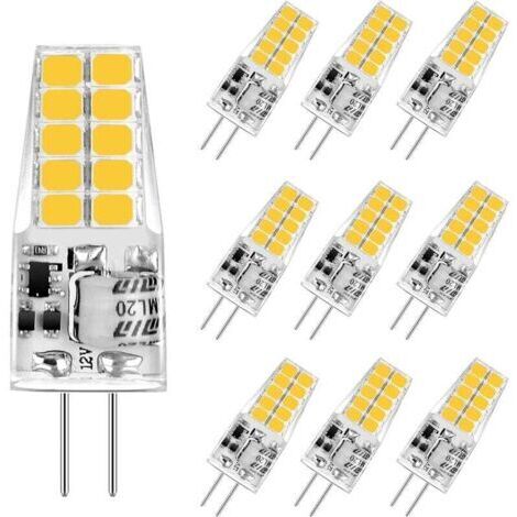 Flash AC et DC universel g4 lampe perle patch 20 cristal lampe lampe perles silicone lampe à led