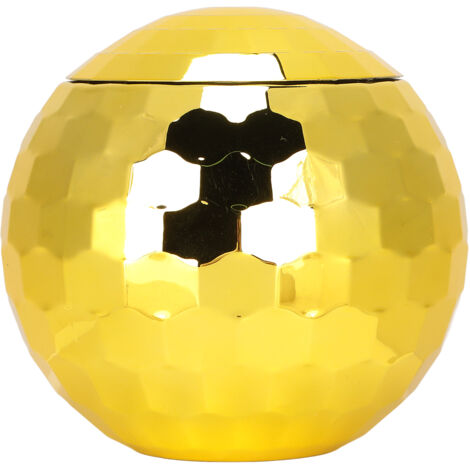 Flash Ball Cocktailglas mit großem Fassungsvermögen (600 ml) für Partys und Reisen – Gold