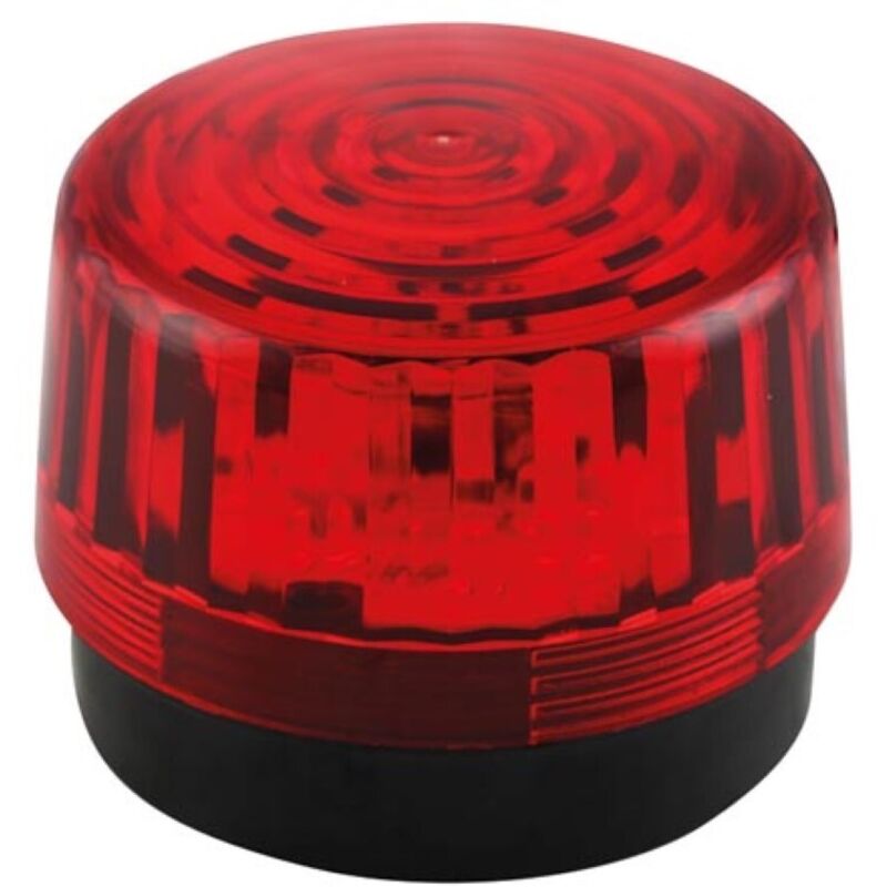 Velleman - flash stroboscopique à led - rouge - 12 vcc - ø 100 mm HAA100RN