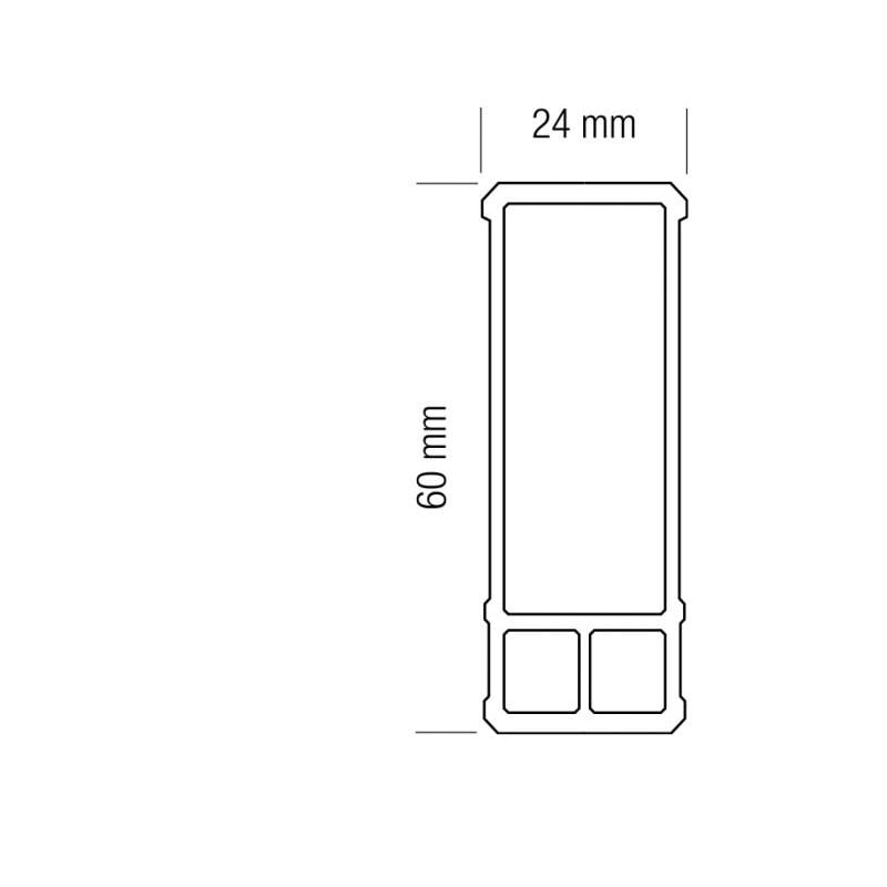 Metrica - Niveau Flash xl 50 cm 2 fioles avec poignées - 33185