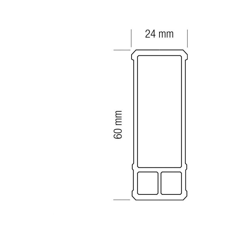 Metrica - Niveau Flash xl 150 cm 3 fioles avec poignées - 33215