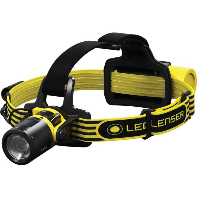 Image of Led Lenser - Atex Zone 0 led Rechargeable Head Torch (EXH8R) - Black/Yellow