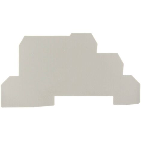 Flasque de fermeture et plaque intermédiaire Weidmüller WAP WDL2.5 1067800000-1 1 pc(s) D19021