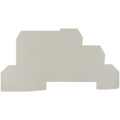 Flasque de fermeture et plaque intermédiaire Weidmüller WAP WDL2.5 1067800000-1 1 pc(s) D19021