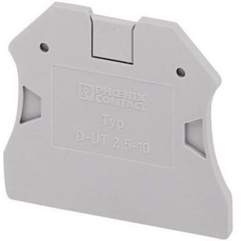 FLASQUE DEXTRÉMITÉ - D-UTN 2,5/10 D-UTN 2,5/10 PHOENIX CONTACT CONTENU: 1 PC(S) 3245079