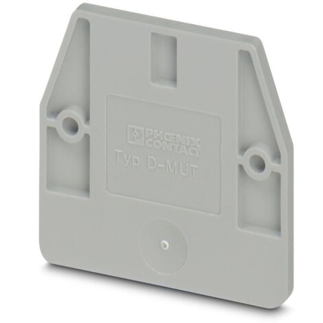 Flasque d'extrémité Phoenix Contact, série D-MUT 2.5/4 pour Bloc de jonction modulaire ( Prix pour Paquet de 5 )