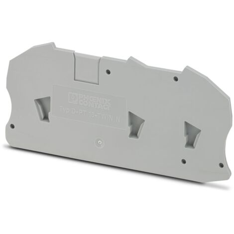 Flasque d'extrémité Phoenix Contact, série D-PT pour Bloc de jonction modulaire ( Prix pour Paquet de 5 )
