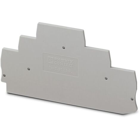 Flasque d'extrémité Phoenix Contact série D-ST 2.5 à utiliser avec Bloc de jonction modulaire ( Prix pour 1 )