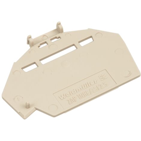 Flasque d'extrémité Weidmuller, série Z pour Blocs terminal à rail DIN ( Prix pour Paquet de 5 )