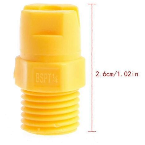 Flat Fan Spray Nozzle Washer Spray Nozzle Tips Plastic Surface Cleaner