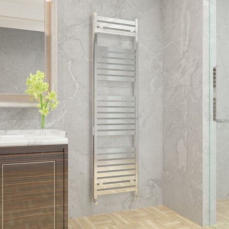 Flat Panel Bathroom Chrome Heated Towel Radiator 1800x500mm