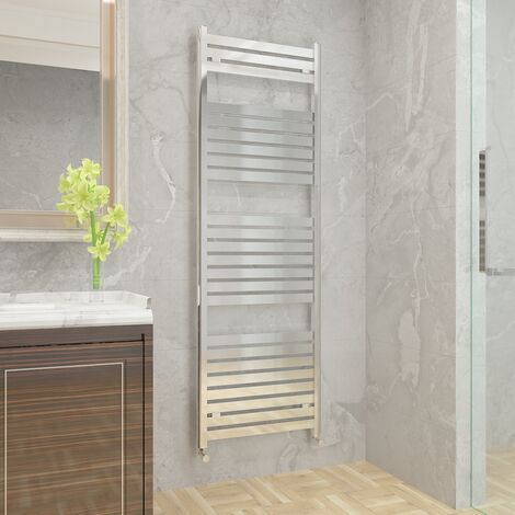 Flat Panel Bathroom Chrome Heated Towel Radiator 1800x600mm