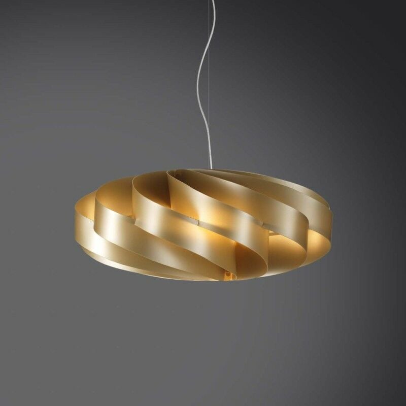 FLAT suspension lustre une lumière Or diamètre 50xh22cm