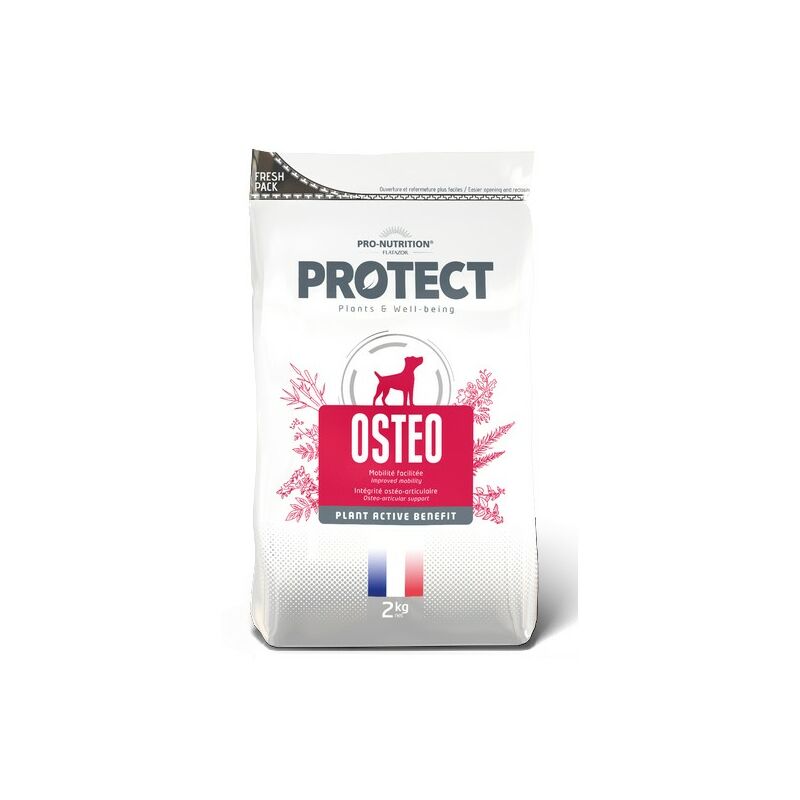 Ostéo pour chiens Désignation : Protect Ostéo | Conditionnement : 2 sacs de 12 kg FP5021P2 - Flatazor Protect