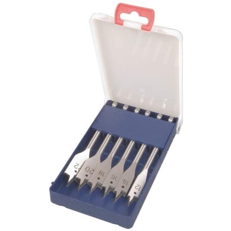 Flatbit ensemble pour le bois Hikoki 781791 1/4'' 6 unités