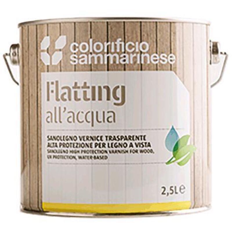 Colorificio Sammarinese Flatting All'acqua 'sanolegno' Lt. 0,750 Tr...