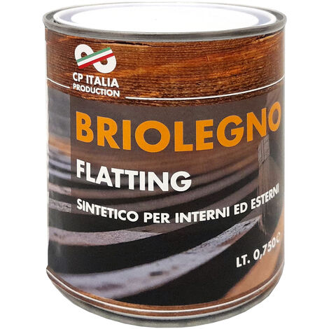 Vernice Flatting all acqua Trasparente Lucido o Opaco per Legno Esterni  Carson Lattaggio 750 ML Colore Trasparente lucido