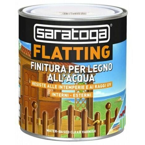 Pittura di Fondo per Legno Ferro Muro Muratura all acqua Bianca 750 ml  Carson