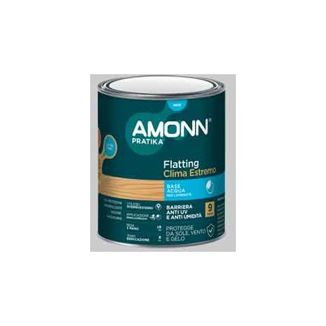 FLATTING PER ESTERNO ALL'ACQUA 'CLIMA ESTREMO' AMONN 0,75 lt - Lucido - AMONN