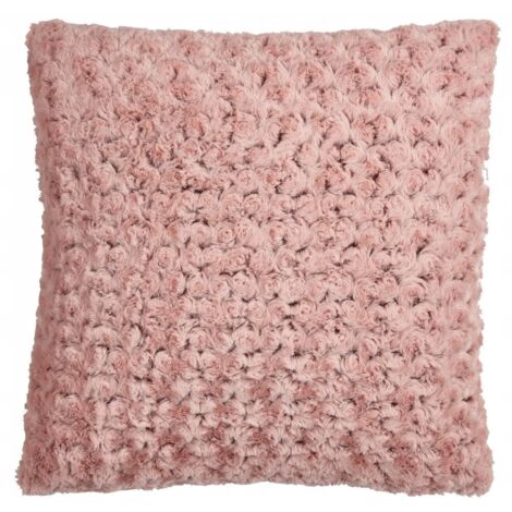 Flauschig Dekorativ Dekorativ Kissen Graue Spirale Rose 45x45cm