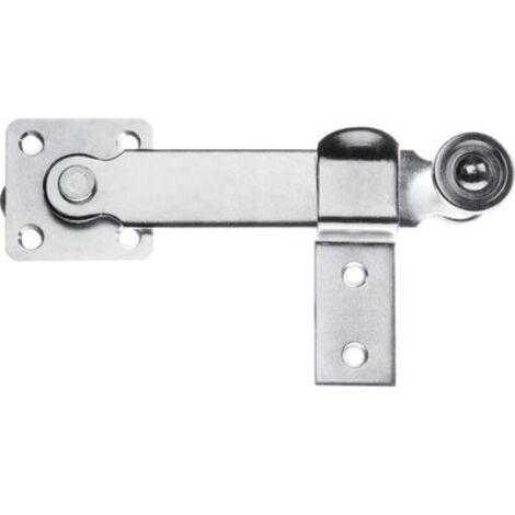 Fléau de persienne en acier zingué 140 mm – Avec support – Épaisseur 4 mm pour fixation durable – Jardinier Massard