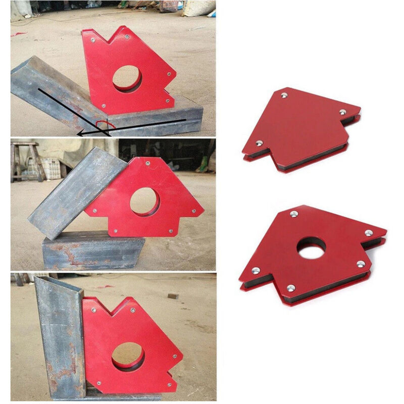 Trade Shop - Magnete Magnetico Frecce Saldatore Saldatura Angolazioni 45° 90° 135° 50lb 22kg -