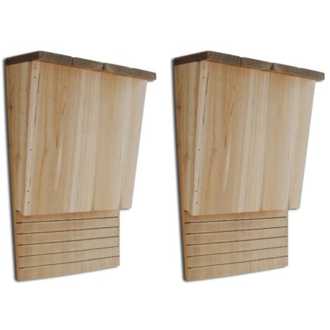 Fledermaushaus 22 x 12 x 34 cm Set von 2