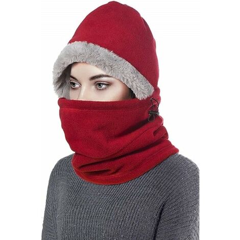 Thermo Fleece Set - Bonnet et cache-cou - Unisexe - Taille unique - Bonnet  - Écharpe 