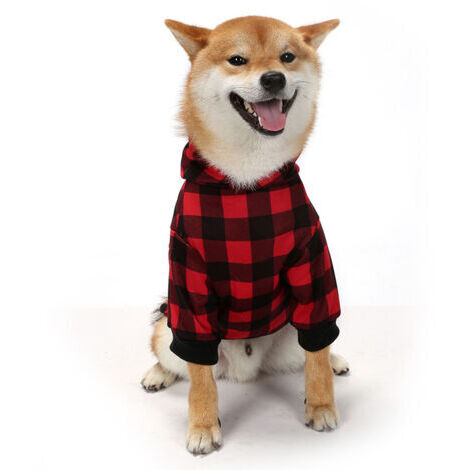 Fleece dog sweater, loose fit, ideal for cold weather and urban walks