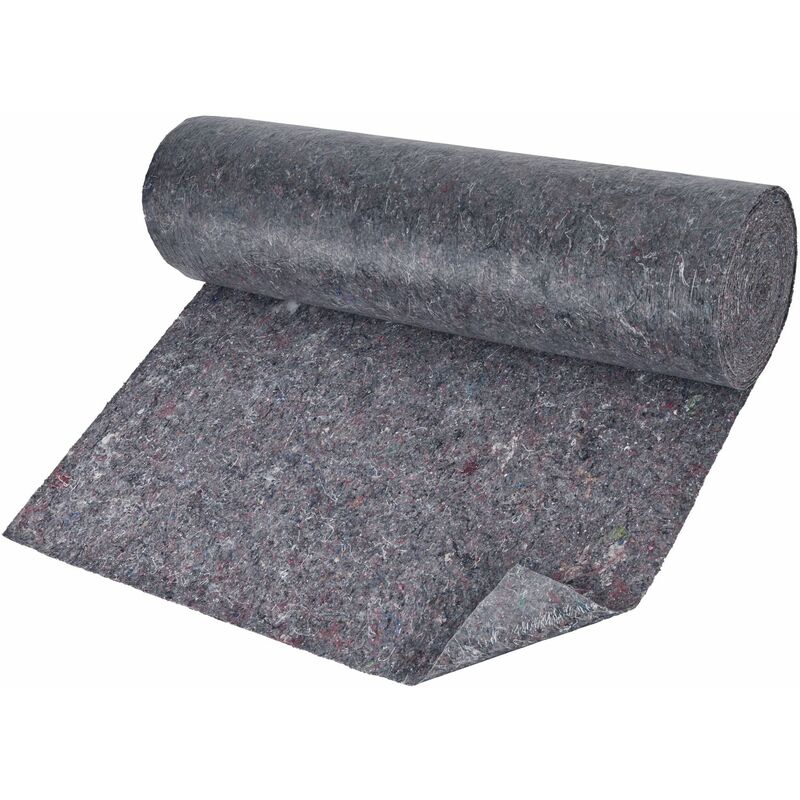 Dust sheet 50 m² - carpet protector, floor protector sheet, sheet protector - 220g/m² - grey