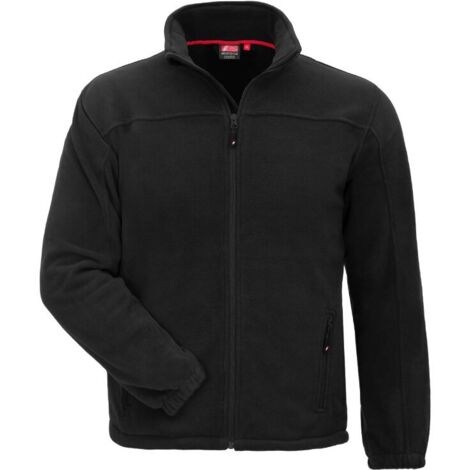 Fleece-Jacke Motion Tex Plus 7040 Schwarz Gr. 4XL