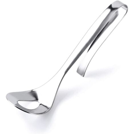 Fleischbällchenlöffel aus Edelstahl mit Loch – zum Formen von Teigtaschen, Küchenhelfer, gleichmäßig, rutschfest & vielseitig