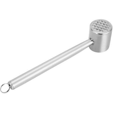 Fleischklopfer aus Edelstahl, doppelseitiger Fleischklopfer für die Küche