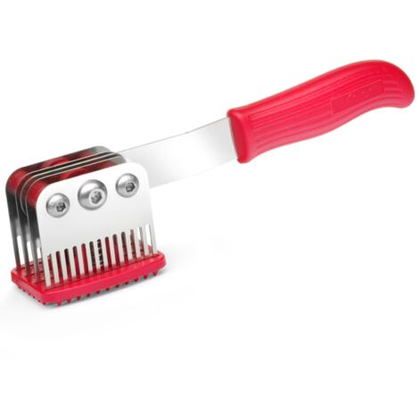 Fleischklopfer, Stampfer, Zerkleinerer, Lanzette, 56 Edelstahlklingen