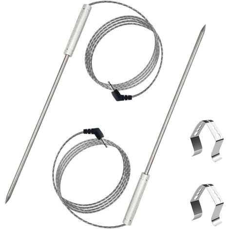 Fleischsonde aus Edelstahl – Kompatibel mit ThermoPro TP-17 und TP-27, Hochtemperatur-Ersatzsonde für Kochthermometer