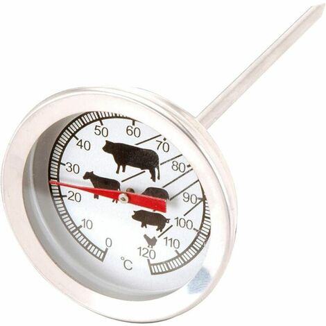 Fleischthermometer Küchen-Gebäckthermometer Instant-Kochthermometer für Heißgetränke Milch Kandiszucker Thermometer mit langer Kochsonde