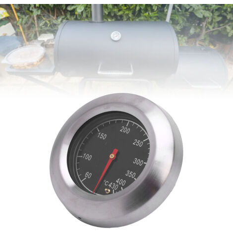 Fleischthermometer zum Kochen, Grillen und Backen - Küchenthermometer mit 76 mm und 52 mm Zifferblatt, Edelstahl, 60-430℃ & 100-700℉, einfache Installation mit M10- und M8-Muttern, Lebensmitteltempera